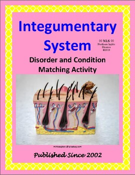 Preview of Integumentary System Disorder and Condition Matching Activity