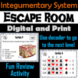 Integumentary System Escape Room - Science: Anatomy (Human