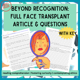 Face Transplant Article & Questions- WITH KEY, Anat/Phys, 