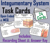 Skin/ Integumentary System Task Cards (Human Body Systems 