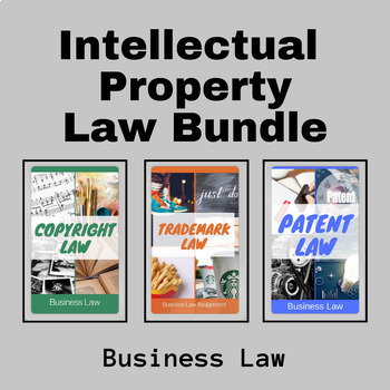 Preview of INTELLECTUAL PROPERTY BUNDLE | Copyright, Trademark, & Patent Law