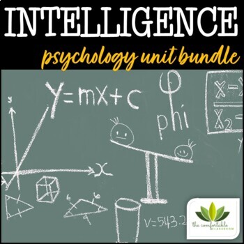 Preview of Intelligence *UNIT BUNDLE* Psychology Lessons