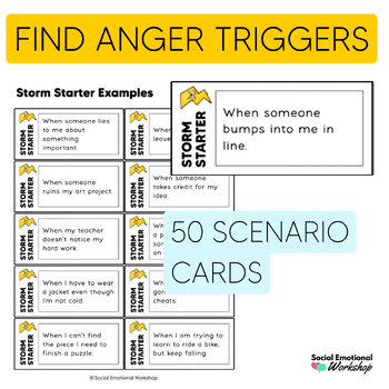 anger thermometer and anger management activity by social
