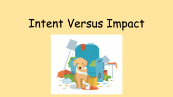 Preview of Intent Versus Impact SEL Lesson