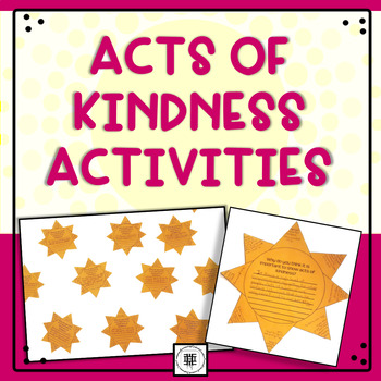 Preview of Intentional Acts of Kindness Activities