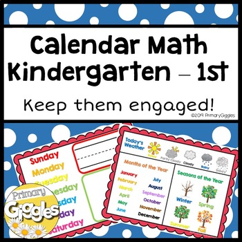 Preview of Interactive Calendar Math for Kindergarten and Primary Grades