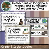 Interactions Prior to 1713 Word Wall and Posters (Grade 5 