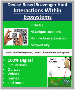 Preview of Interactions Within Ecosystems – A Device-Based Scavenger Hunt Activity