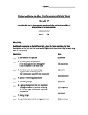 Interactions Within Ecosystems - Grade 7 Science Test
