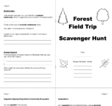 Interactions and Ecosystems - Forest Field Trip - Scavenge
