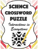 Interactions in Ecosystems Crossword Puzzle - BJU Science 5