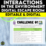 Interactions in the Environment Digital Escape Room Grade 