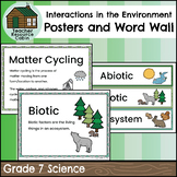 Interactions in the Environment Word Wall and Posters (Gra