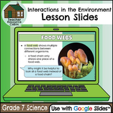 Interactions in the Environment for Google Slides™ (Grade 
