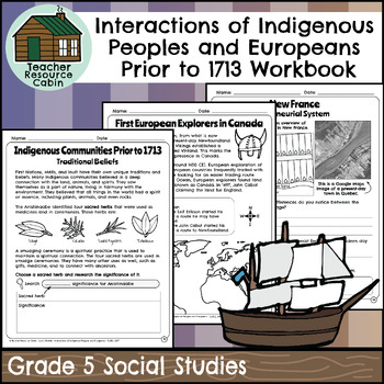 Preview of Interactions of Indigenous Peoples and Europeans (Grade 5 Social Studies)