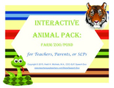 Interactive ANIMALS Books and Thematic Concept Activities 