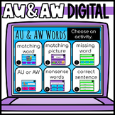 Interactive AU and AW Digital Learning Google Classroom Slides