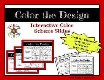 Preview of Interactive Activities: Color Schemes (For Distance Learning or In-Person)