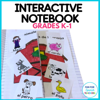 Preview of Spanish Interactive Activities for Grades K-1