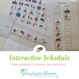 Interactive Activity Schedule for Sunday School or Church