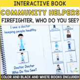 Interactive Adapted Books - Community Helpers - Emergent Reader