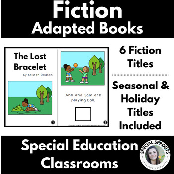 Preview of Interactive Adapted Books for Special Education, Autism | Fiction Bundle