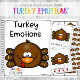 Interactive & Adaptive Book Turkey Emotions  / Special education