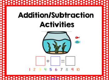 Preview of Interactive Addition & Subtraction Activities