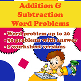 Interactive Addition & Subtraction Word Problems (Up to 20)