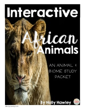 Preview of Interactive African Animals Packet- a biome and animal study