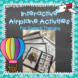 Interactive Airplane Activity Set for Speech Therapy