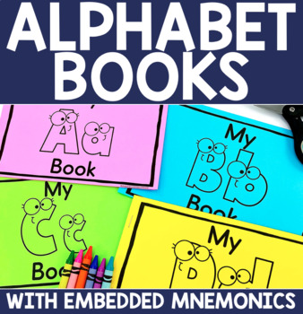Preview of Interactive Alphabet Books with Embedded Mnemonics - Science of Reading
