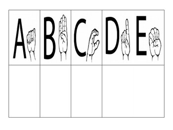 Preview of Interactive American Sign Language Alphabet Board
