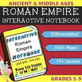 Interactive Notebook for the Roman Empire (Ancient Rome) ~