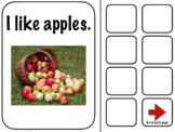 Interactive Apple Book: Highlighting Core Word 'Like' - NO