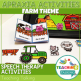 Apraxia Of Speech Activities for Speech Therapy | Farm Theme