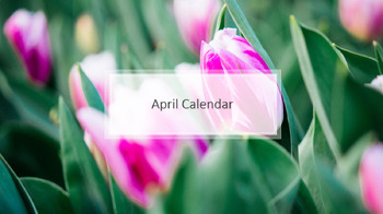 Preview of Interactive April 2024 Calendar (Special Education, PreK, K, and ELL)