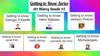 Preview of Interactive Art History Books Bundle #2