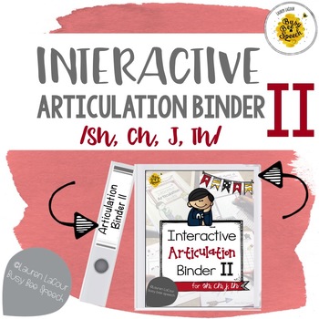 Preview of Interactive Articulation Binder 2: sh/ch/J/th