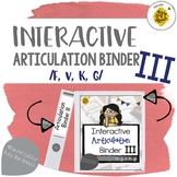 Interactive Articulation Binder 3: /f, v, k, g/