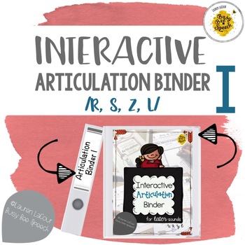 Preview of Interactive Articulation Binder for Speech Therapy /r, s, z, l/