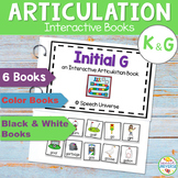 K and G Articulation Interactive Books for Speech Therapy