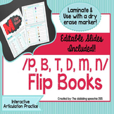 Interactive Articulation FLIP BOOKS For Early Developing S