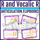 R and Vocalic R Articulation Activities Flipbooks for Spee