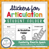 Interactive Articulation Stickers {Student Folder Pack}