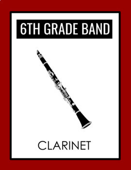 Preview of Interactive Band Notebooks Clarinet