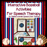 Interactive Baseball Activities for Speech Therapy