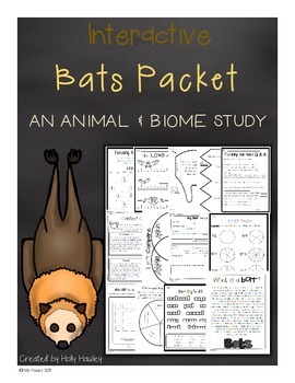Preview of Interactive Bat Packet- an animal and biome study