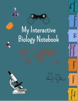 Preview of Interactive Biology Notebook for Studying/Review. 