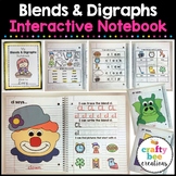 Blends and Digraphs Interactive Notebook | Digraphs and Bl